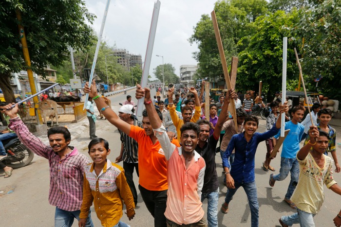 Gujarat dalit protest