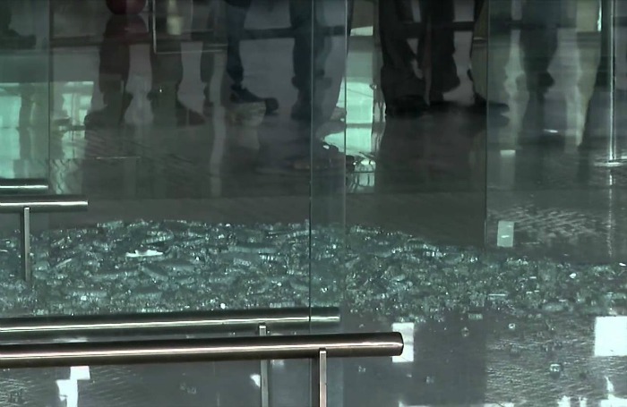 Chennai Airport Glass 