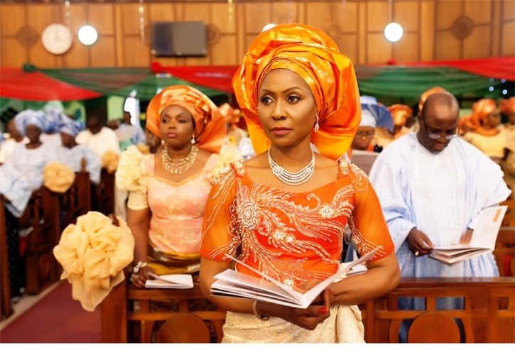 16. A Nigerian wedding ceremony would often have the women wearing a massiv...