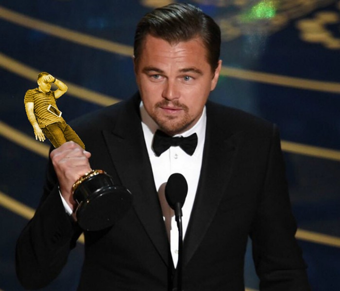 Leonardo Di Caprio Oscar Win