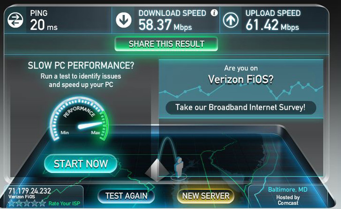 Slow Internet Speed