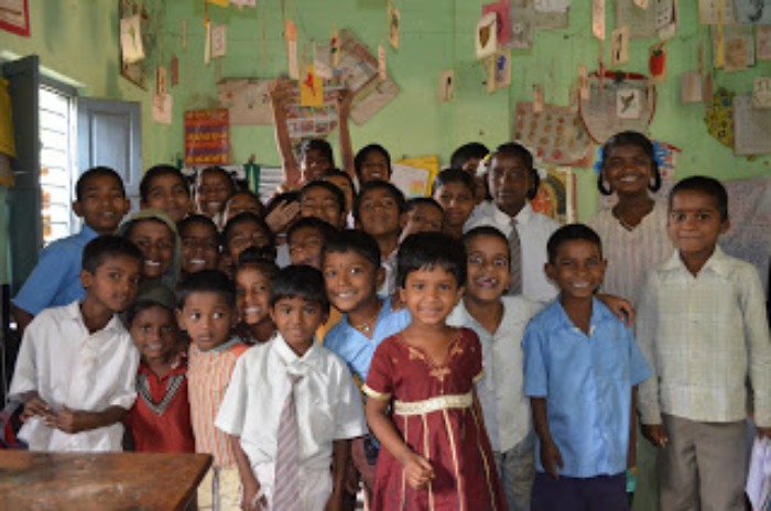 Byrapura village of Gajendragad village school