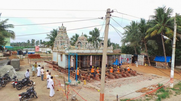 Tamil Nadu Temple Rolled Over