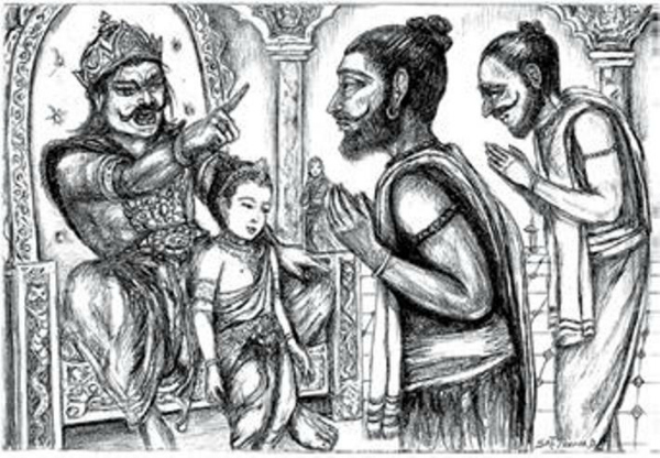 Prahlad and Hiranyakshyap 