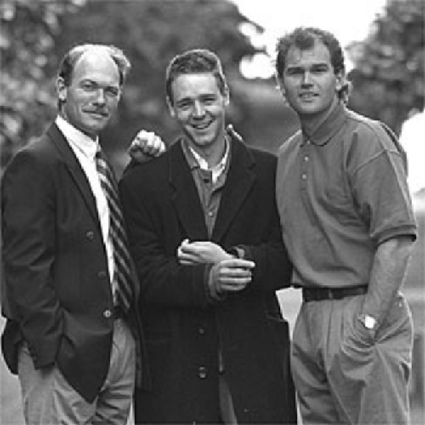 Jeff, Russell and Martin Crowe