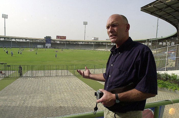 Jeff Crowe as a ICC match referee