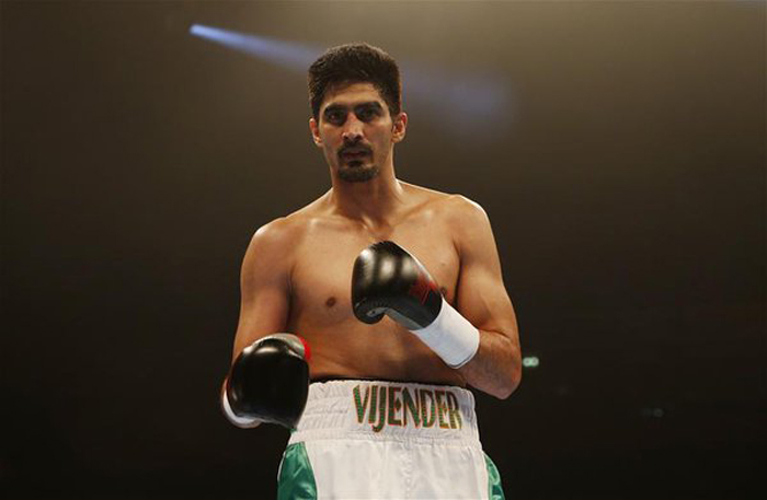 Vijender Singh in the ring