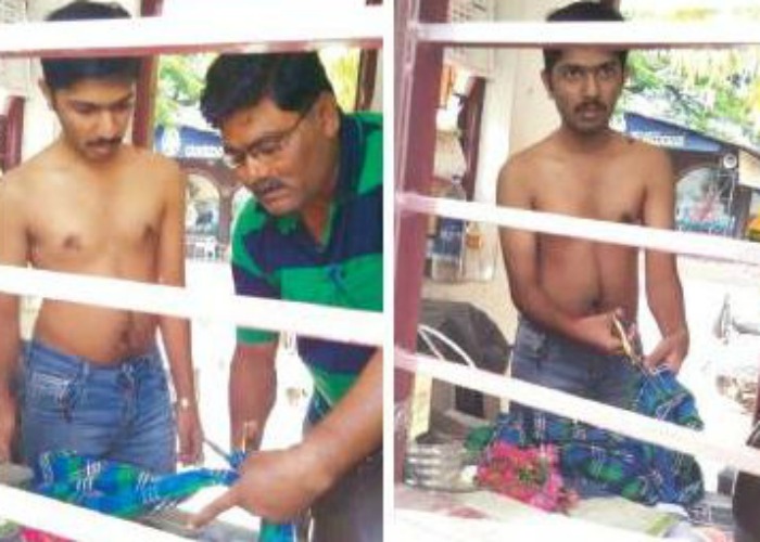 Forced To Cut Off Shirt Sleeves Because IIT-Jee Has Banned Full Sleeve Shirt