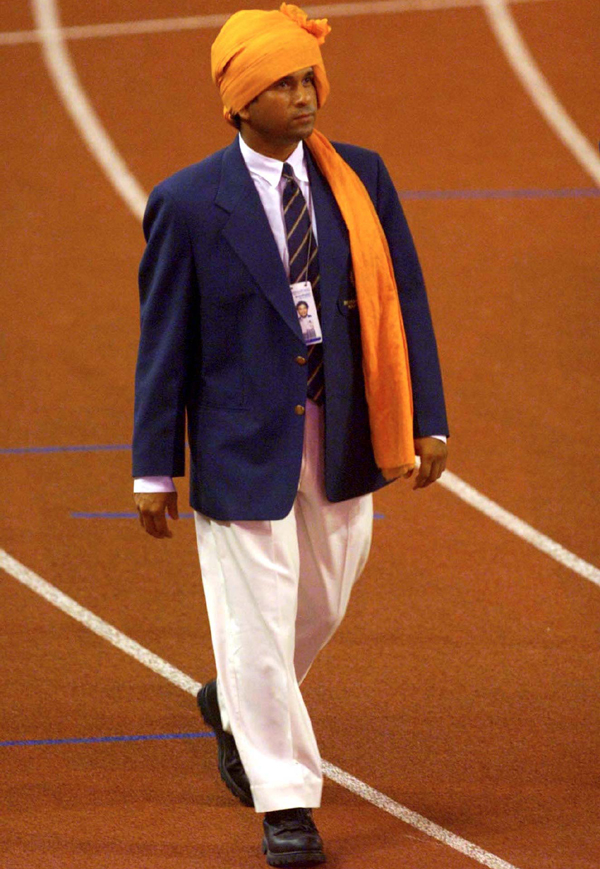 Sachin at the 1998 CWG opening ceremony