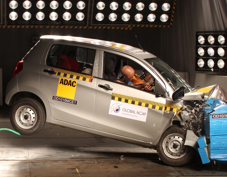 Maruti Celerio Crash test. Image: Global NCAP