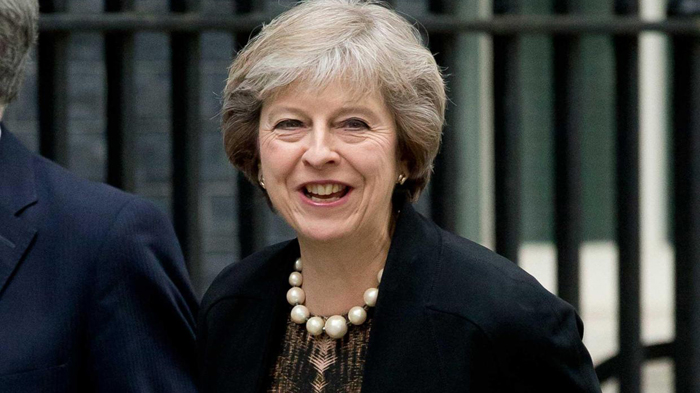British Prime Minister Theresa 