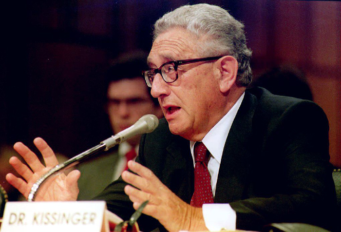 US diplomat Henry Kissinger