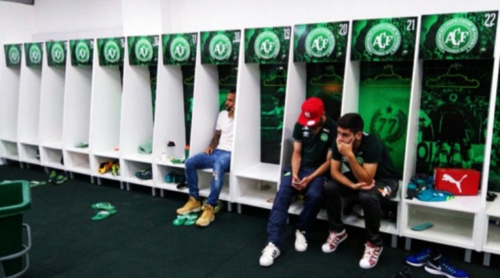 A shrine has been also been set up in the dressing room for players to pray and fans have left flowers outside the stadium.