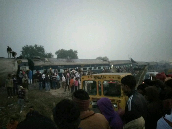 Indore-Patna Express Derails Near Kanpur