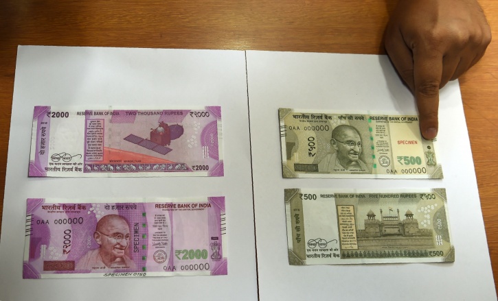New rupee notes