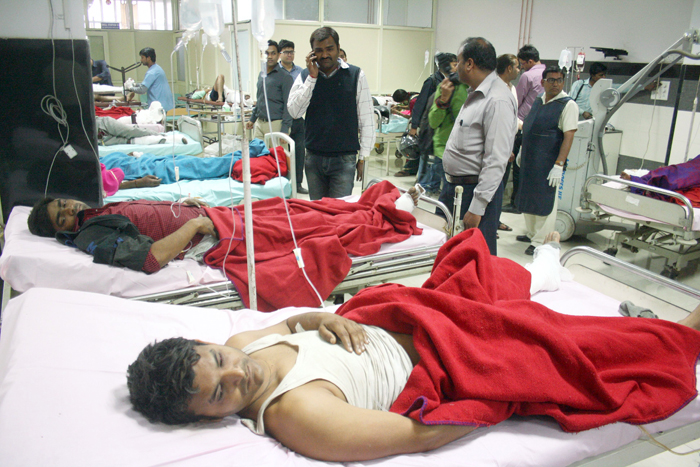 Indore-Patna Express Injured