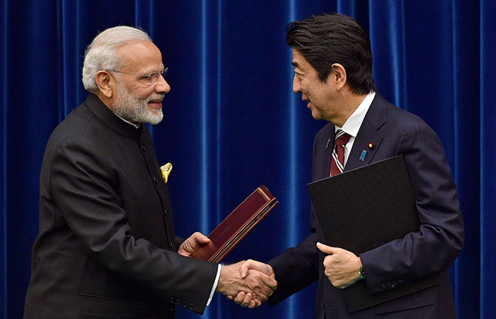 Narendra Modi and Shinzo Abe