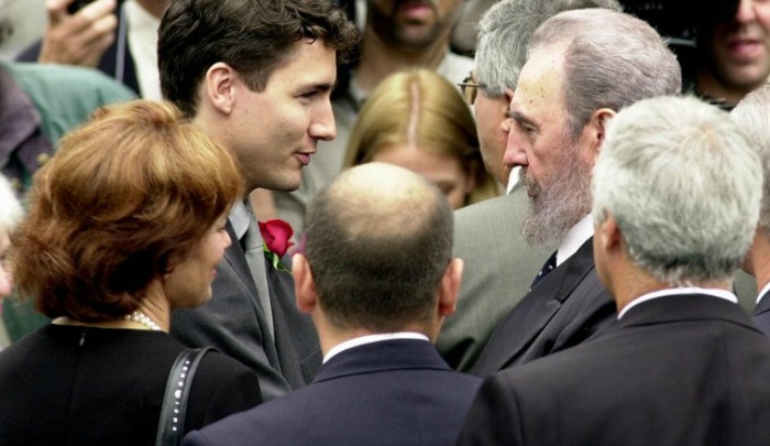 Trudeau with Castro