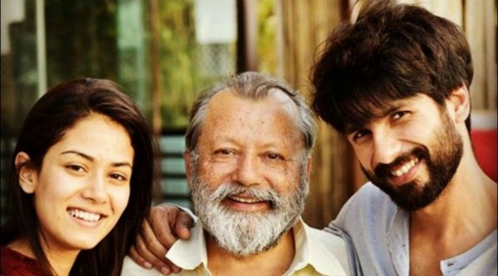 Shahid Kapoor, Mira and Pankaj Kapoor