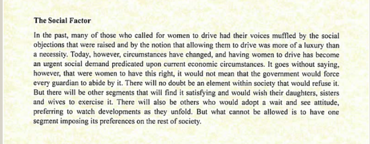 women drive letter