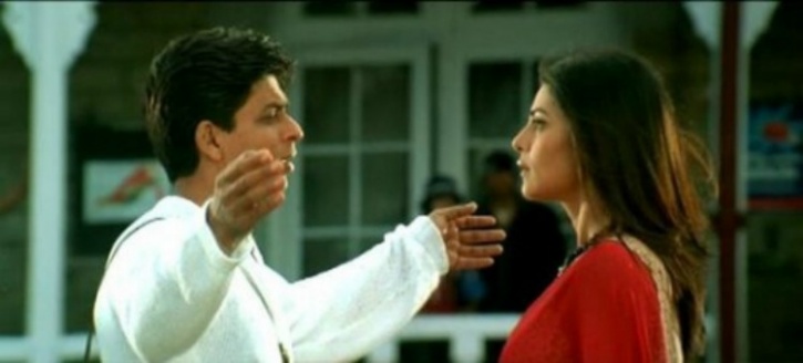 Shah Rukh Khan and Sushmita Sen