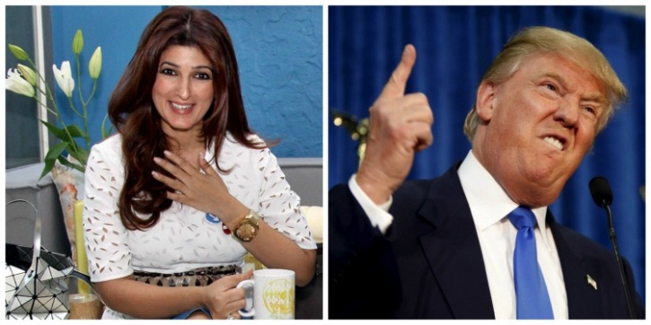 Twinkle Khanna and Trump