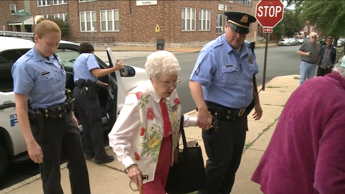 102-year-old woman gets ‘arrested’ 