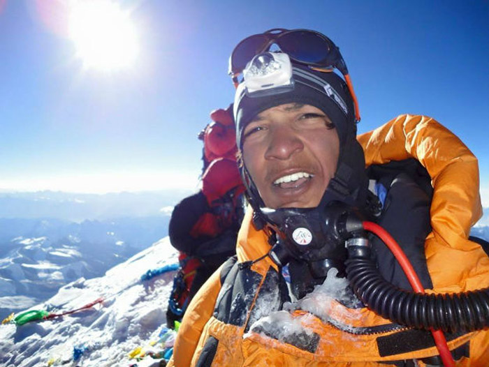 Indian mountaineer Arjun Vajpai