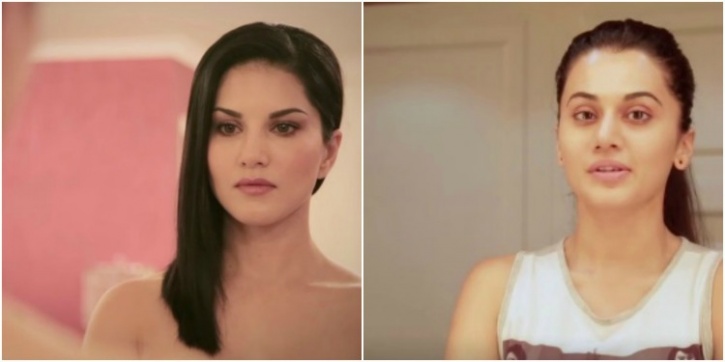 Sunny Leone and Tapsee 