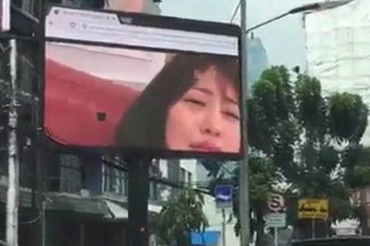 Porn watch billboard Jakarta