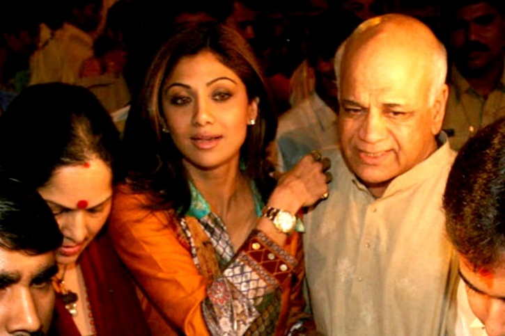 Shilpa Shetty And Daddy