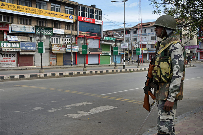 Curfew in Sri Nagar