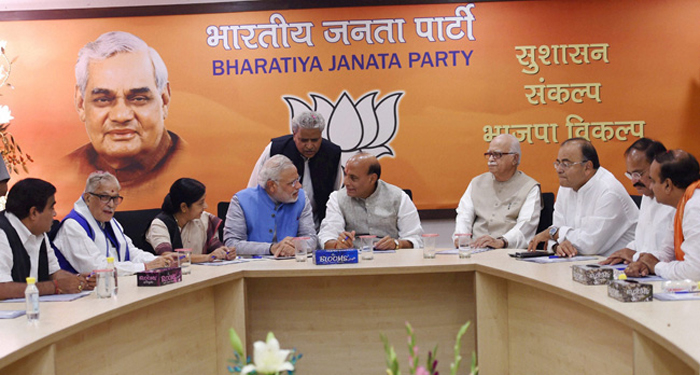 Big Four ministers in the Narendra Modi government