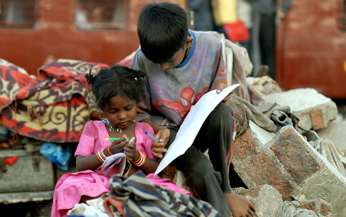 Education to slum children