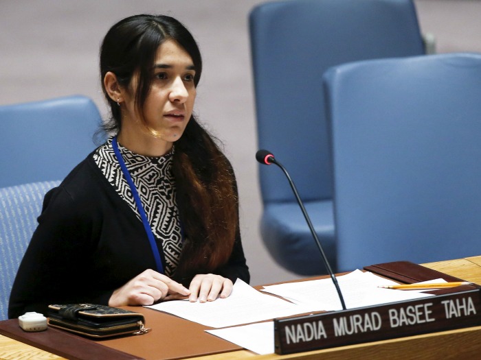 Former Isis Sex Slave Nadia Murad Made Un Goodwill Ambassador Joins 