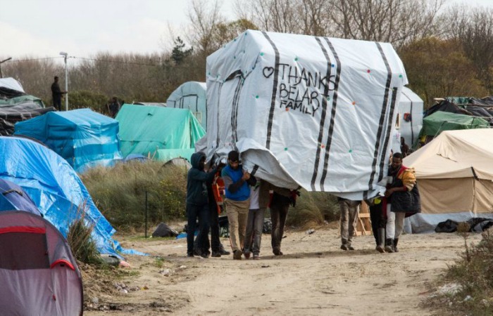 Calais Jungle Refugee Camp