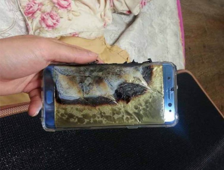 Galaxy Note 7 Catching Fire