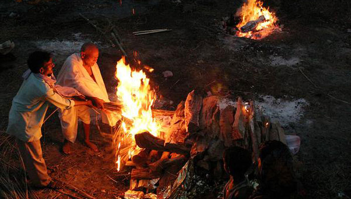 Gujarat funeral jain monk