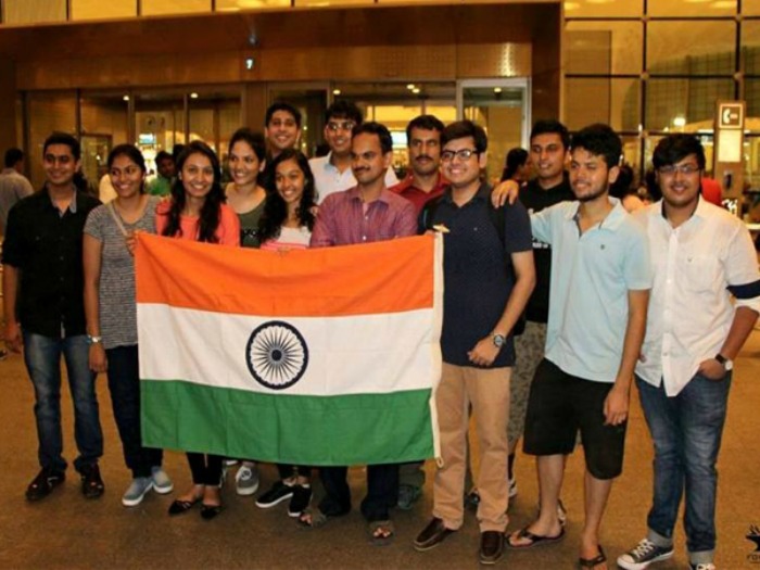 Students of Mukesh Patel School of Technology Management in Mumbai