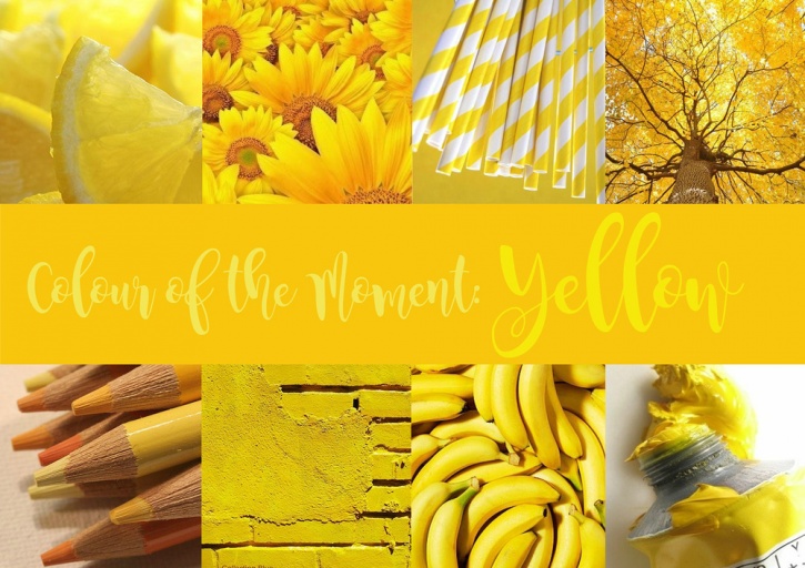 Yellow is the new colour of happiness