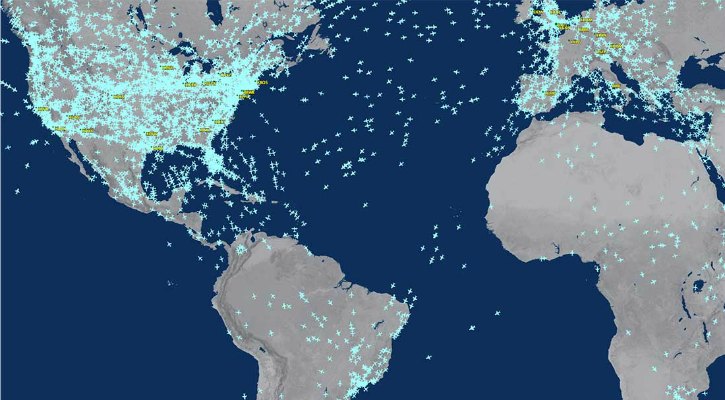 Satellite Flight Tracking Through FlightAware
