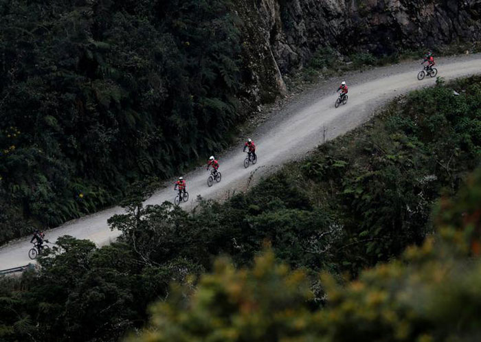 Bolivias Death Road Where People Are Participating In The Most