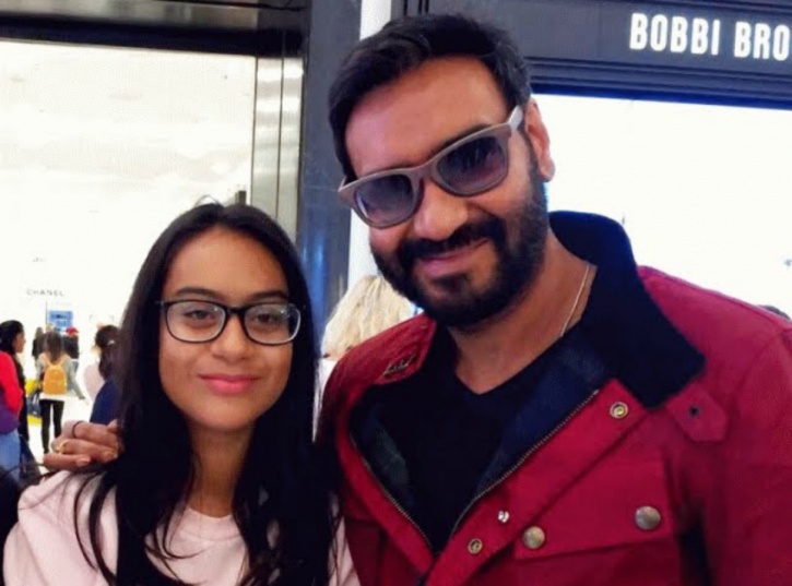 Ajay Devgn with daughter Nysaa