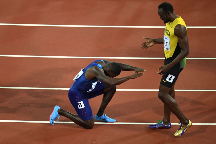 Justin Gatlin's Tribute To Usain Bolt After Beating Him Is The Finest ...