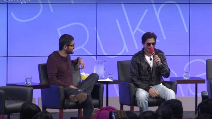SRK and Pichai