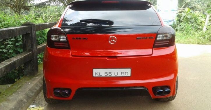 Maruti Baleno Modified To Look Like Mercedes A Class And Sold In