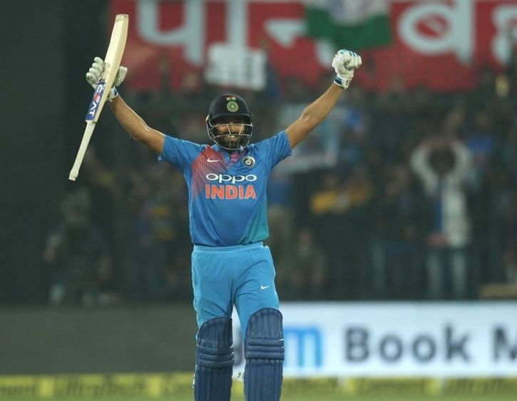 Rohit Sharma slammed a hundred in 35 balls