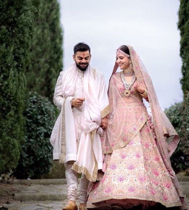 Virat Kohli and Anushka Sharma wedding pictures