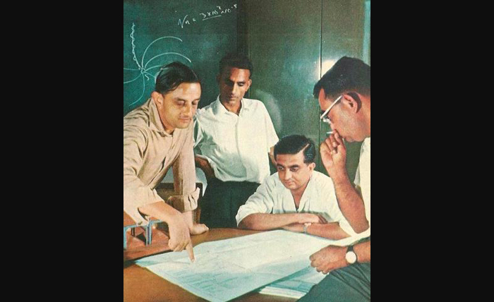 The 1963 rocket launch meeting involving Vikram Sarabhai,