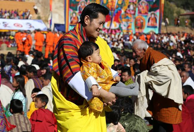 The Young Crown Prince of Bhutan Looks Adorable As He Poses For The ...